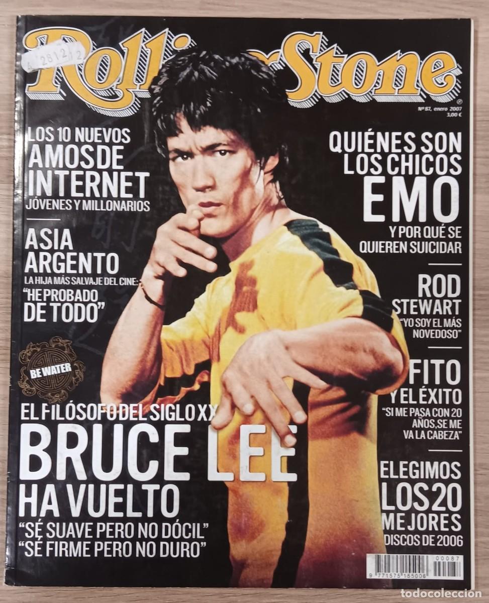 Revistas de m&uacute;sica: REVISTA ROLLING STONE NUMERO 87 EMO BRUCE LEE ROD STEWART FITO