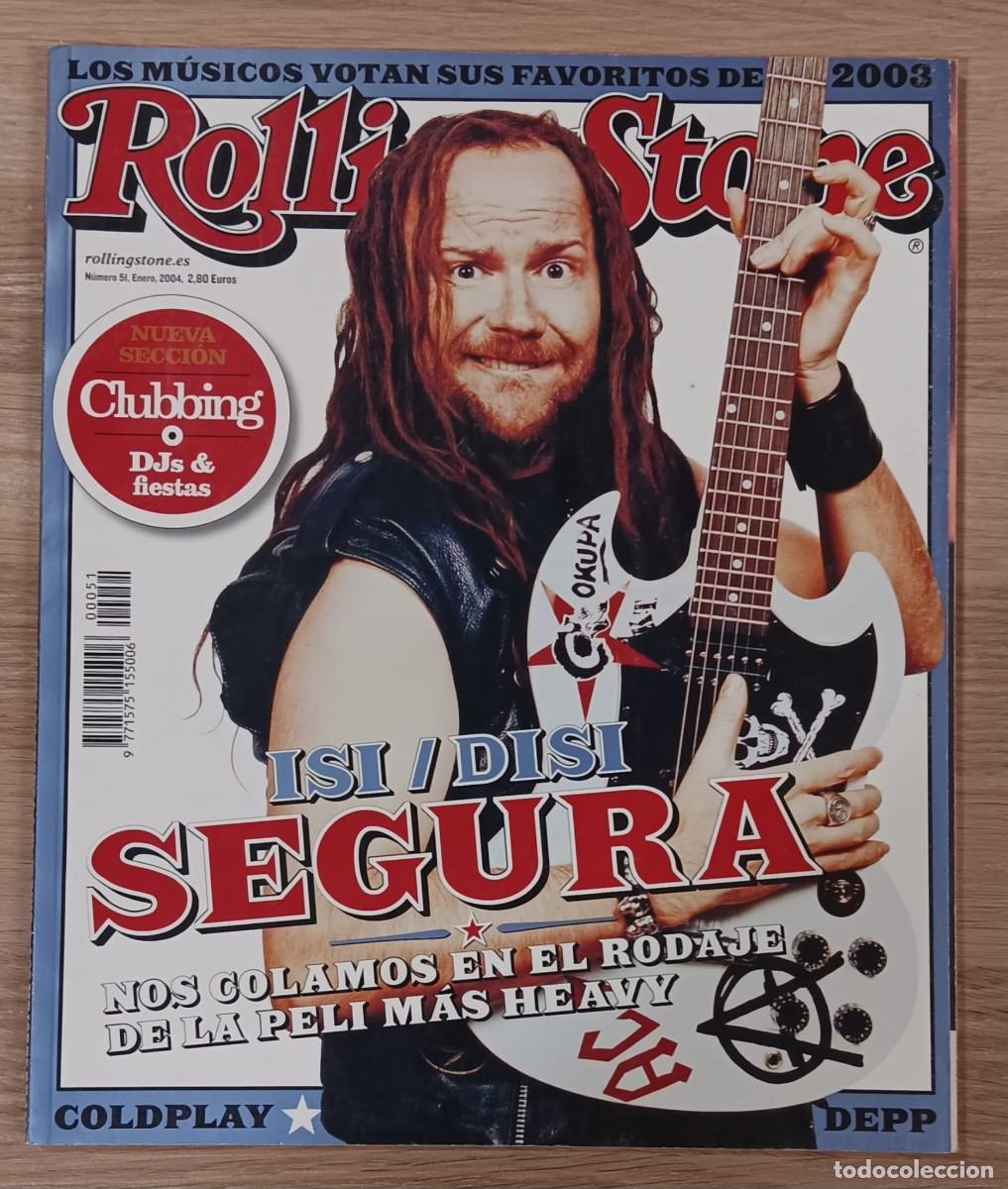 Revistas de m&uacute;sica: REVISTA ROLLING STONE NUMERO 51 SANTIAGO SEGURA COLDPLAY