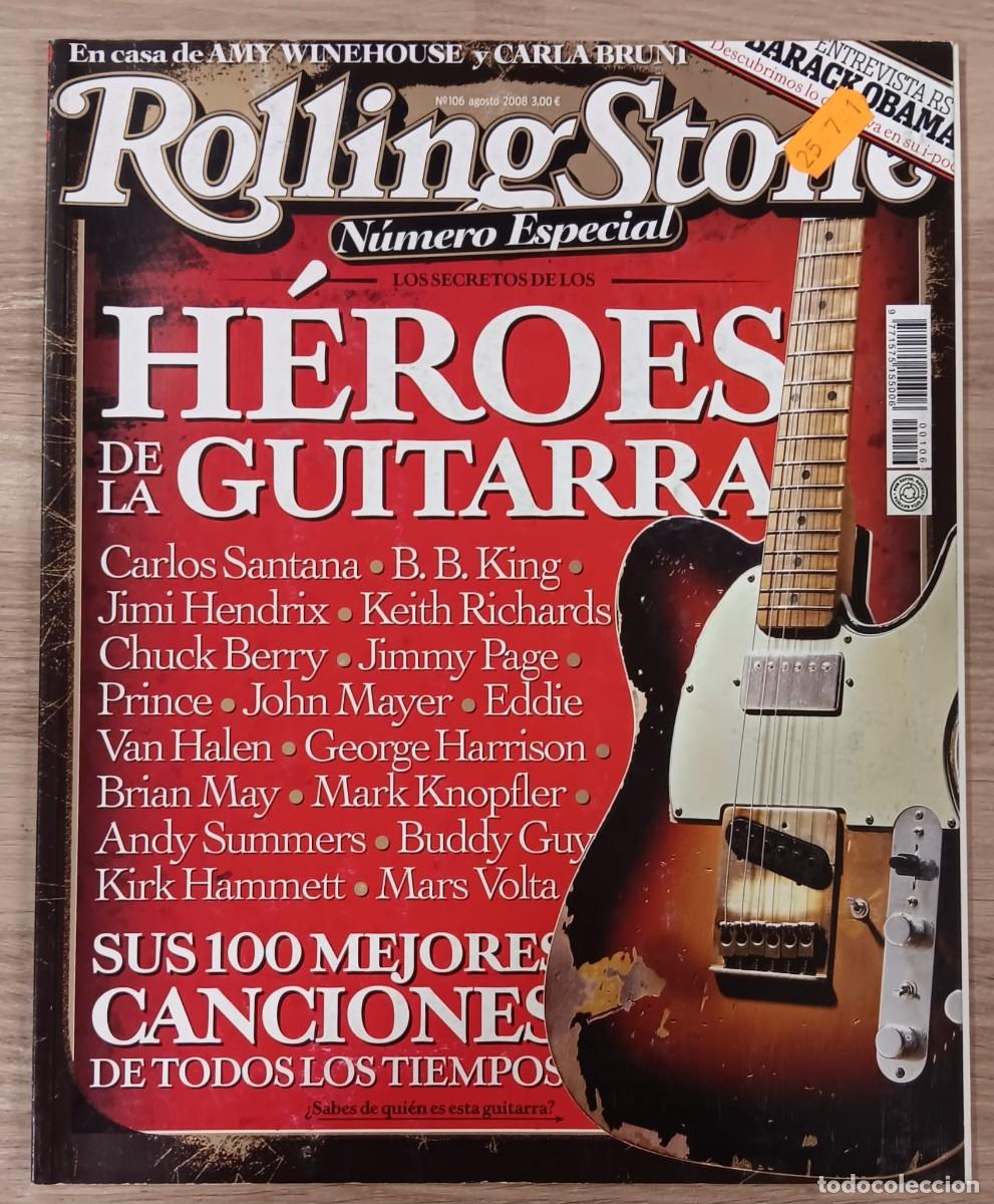 Revistas de m&uacute;sica: REVISTA ROLLING STONE NUMERO 105 NUMERO ESPECIAL HEROES DE LA GUITARRA JIMI HENDRIX SANTANA