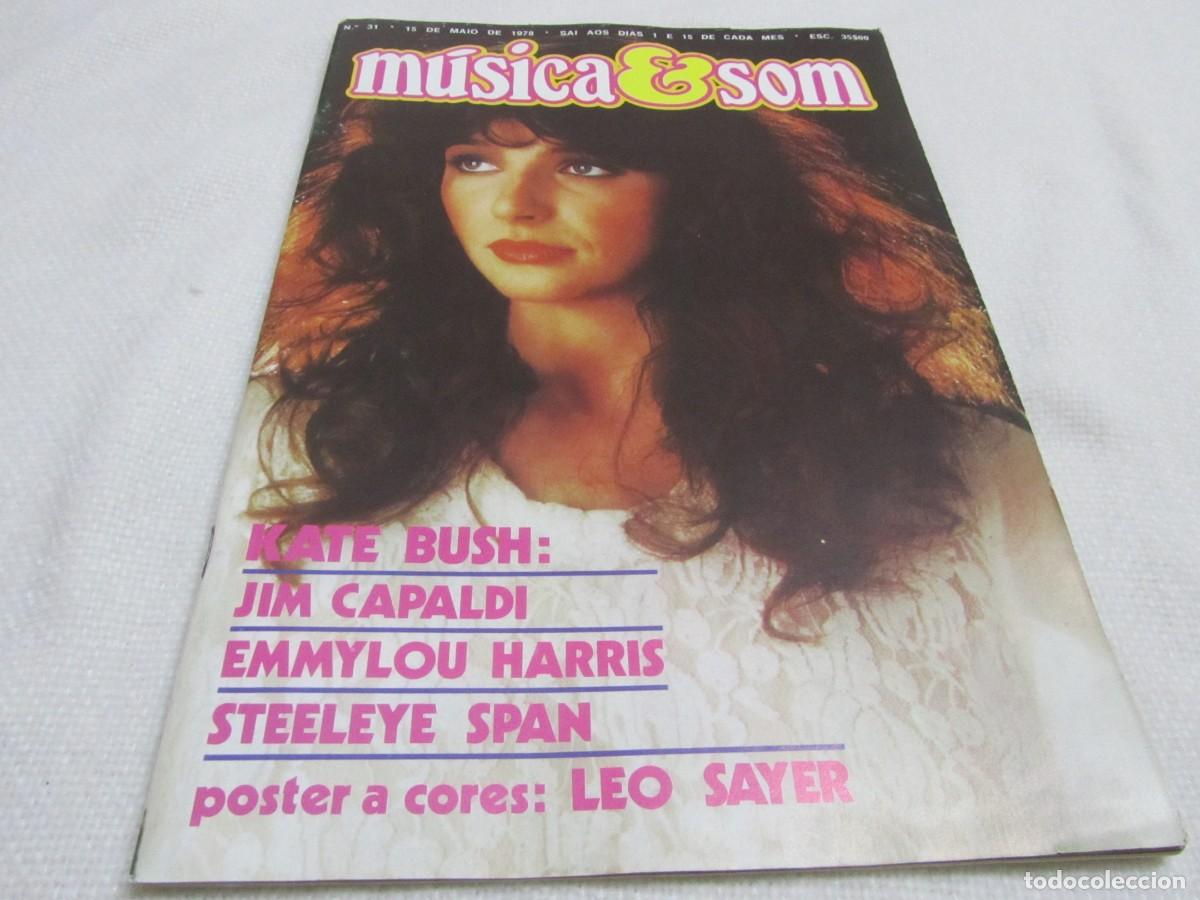 Revistas de m&uacute;sica: KATE BUSH,JIM CAPALDI,EMMYLOU HARRIS,STEELEYE SPAN,ERIC CLAPTON,TANTRA,STEPHEN STILLS,GWENDAL