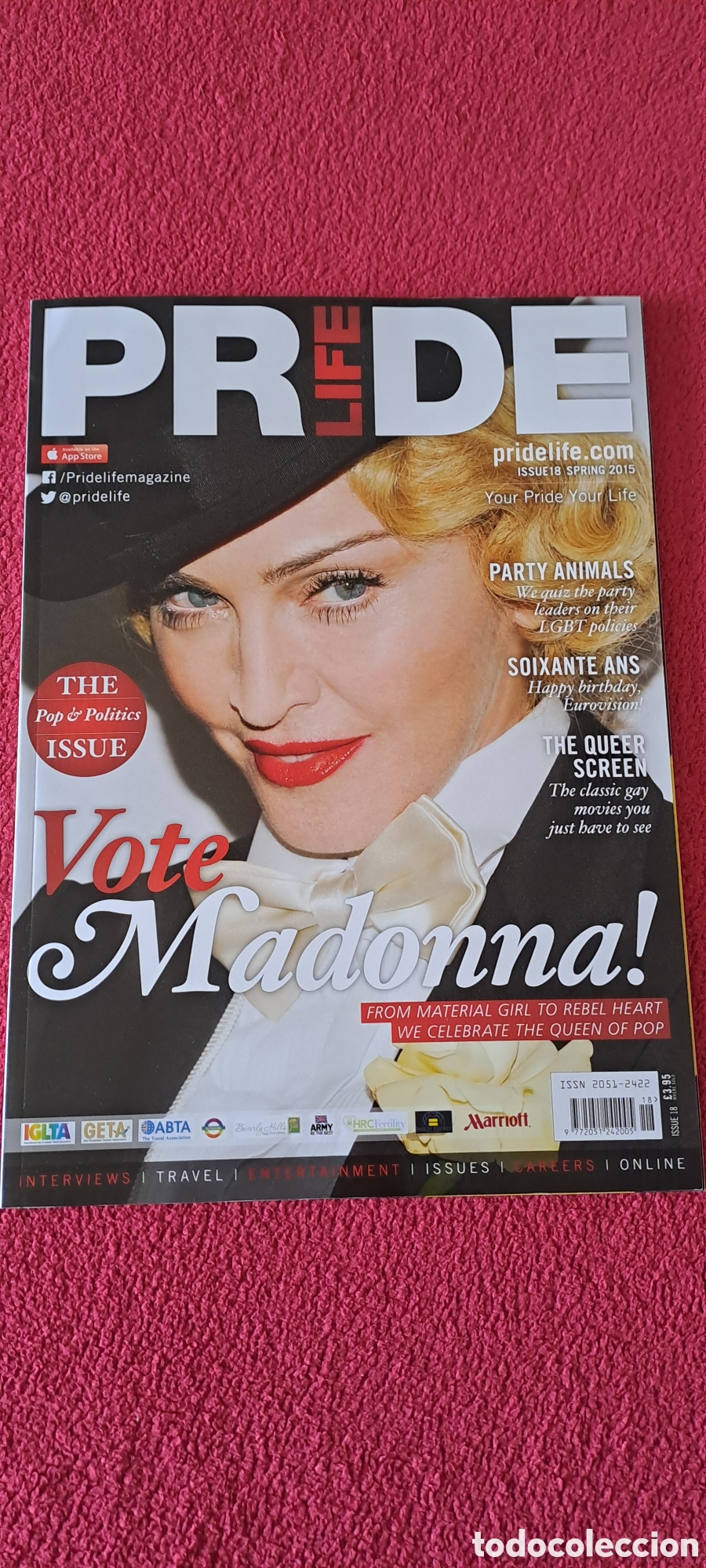 Riviste di musica: Revista &rdquo;Pride&rdquo; Madonna
