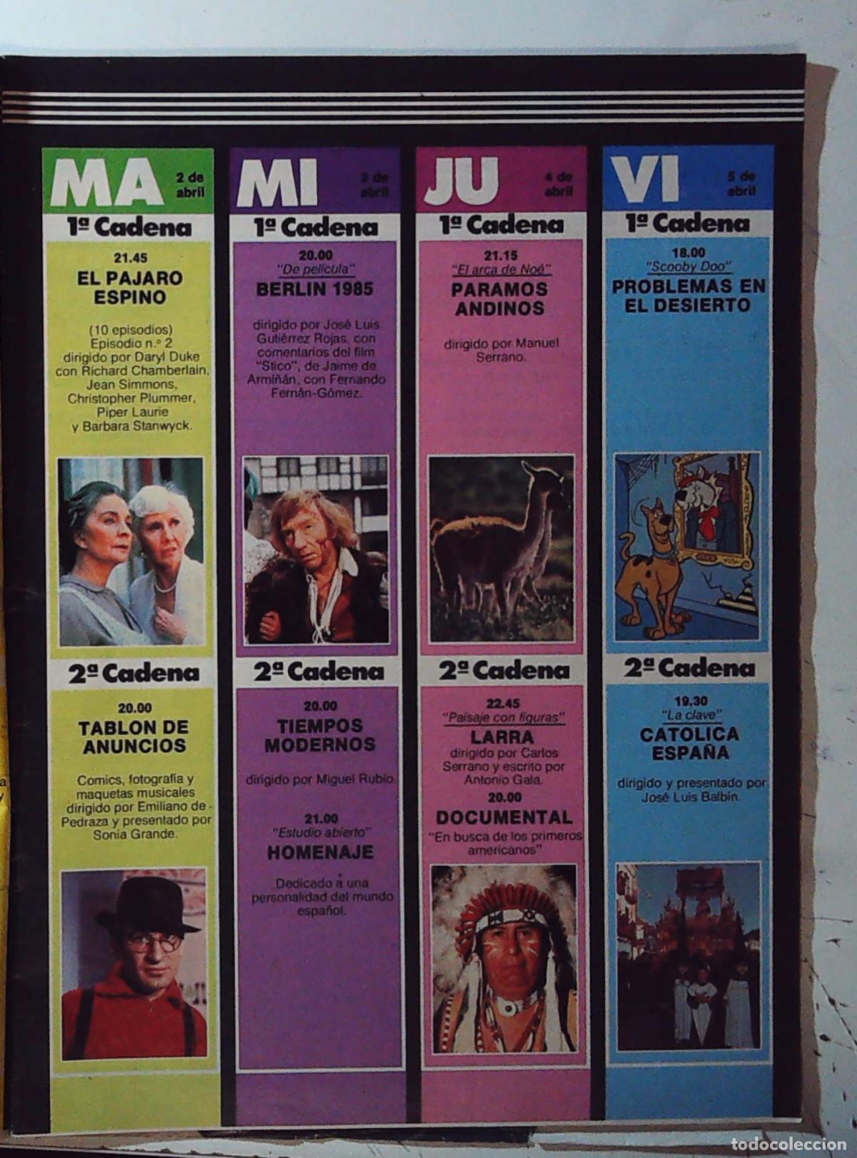 Revistas de m&uacute;sica: el picaro fernando fernan gomez scooby doo el pajaro espio emiliano de pedraza tablon de anuncios pa