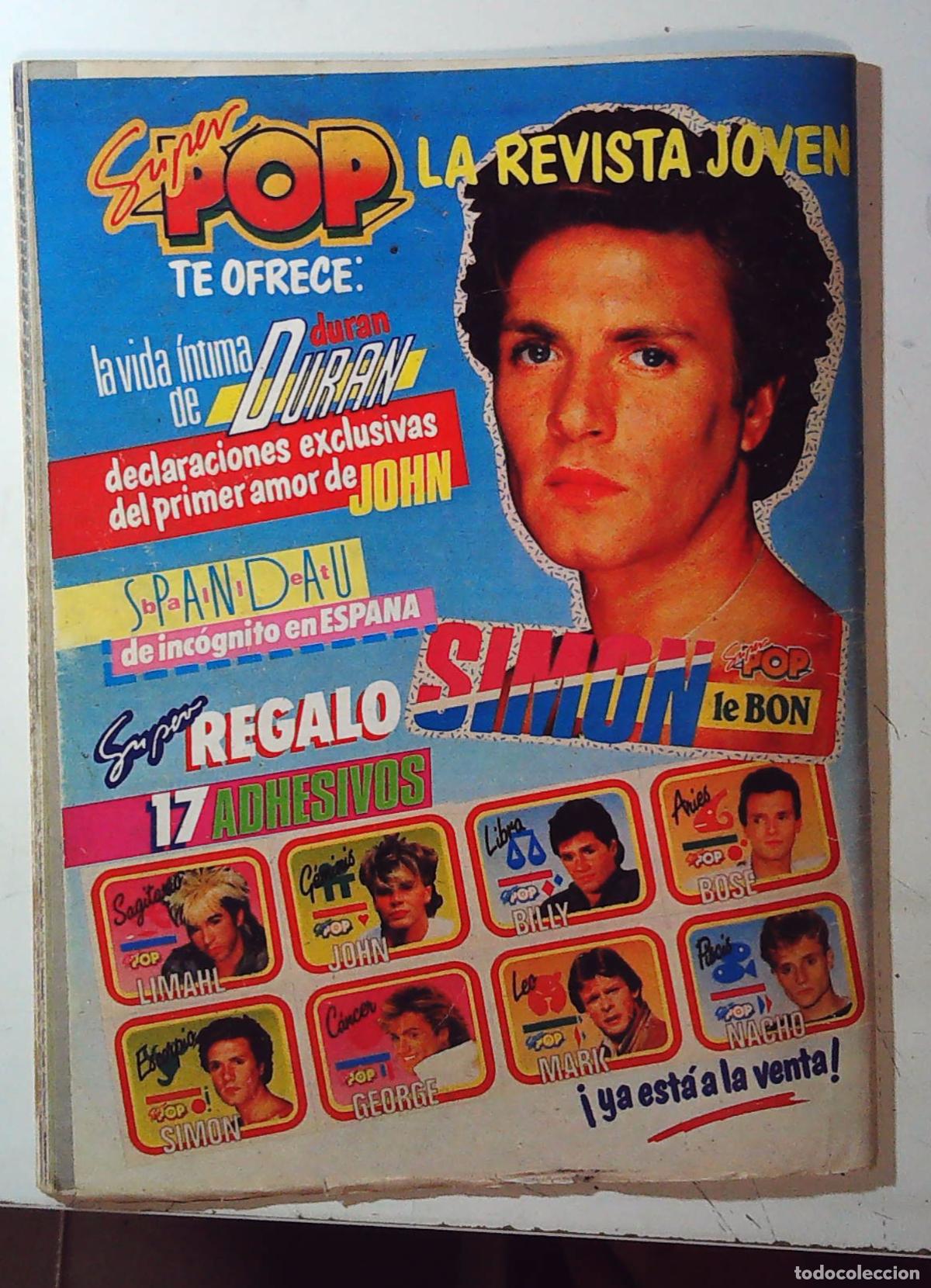 Revistas de m&uacute;sica: simon le bon duran duran miguel bose nacho cano mecano john taylor larc singer v fama billy george m