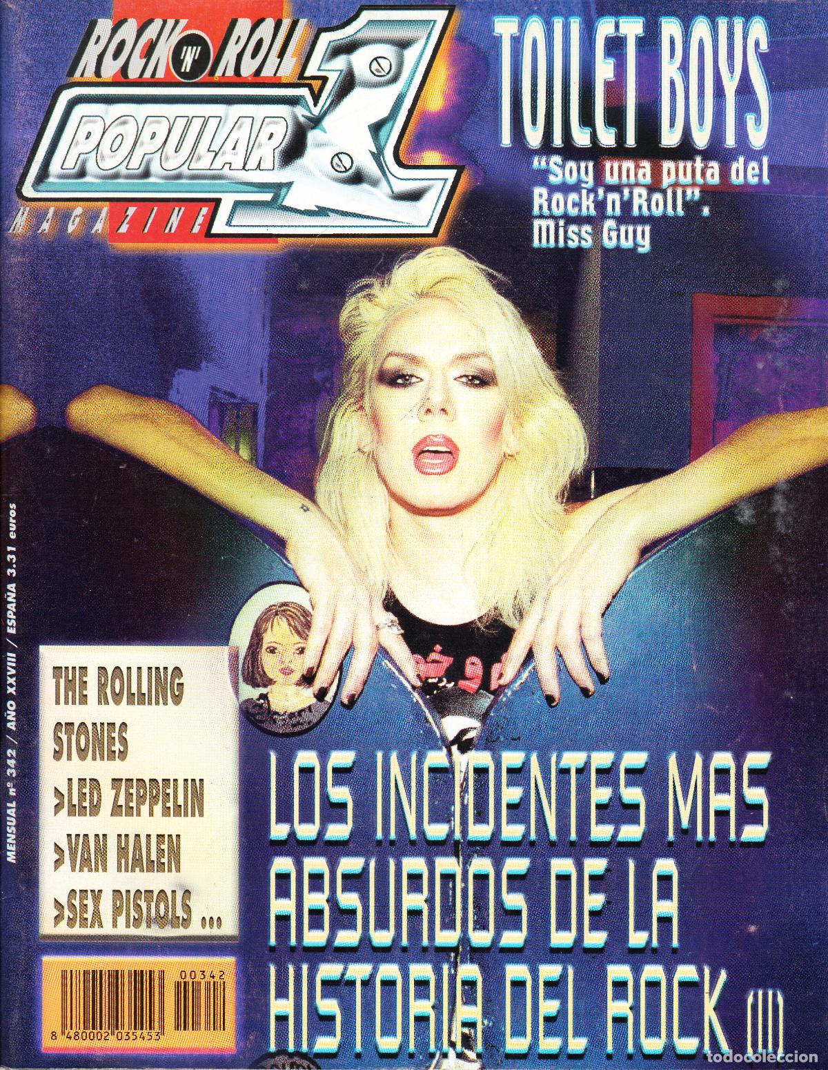 Revistas de m&uacute;sica: POPULAR 1. NRO. 342. INCIDENTES EN LA HISTORIA DEL ROCK II, TOILET BOYS...