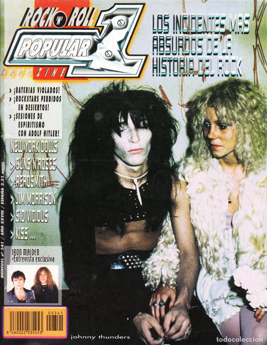 Revistas de m&uacute;sica: POPULAR 1. NRO. 341. INCIDENTES EN LA HISTORIA DEL ROCK I, GUNS N ROSES, SID VICIOUS...