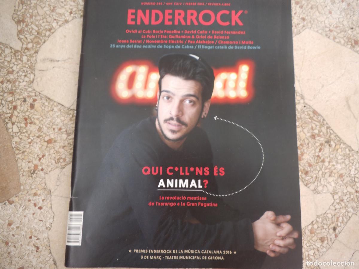 Revistas de m&uacute;sica: enderrock n&ordm; 245, anna roig, lax'n 'busto, david bowie ,la gran pegatina, sopa de cabra