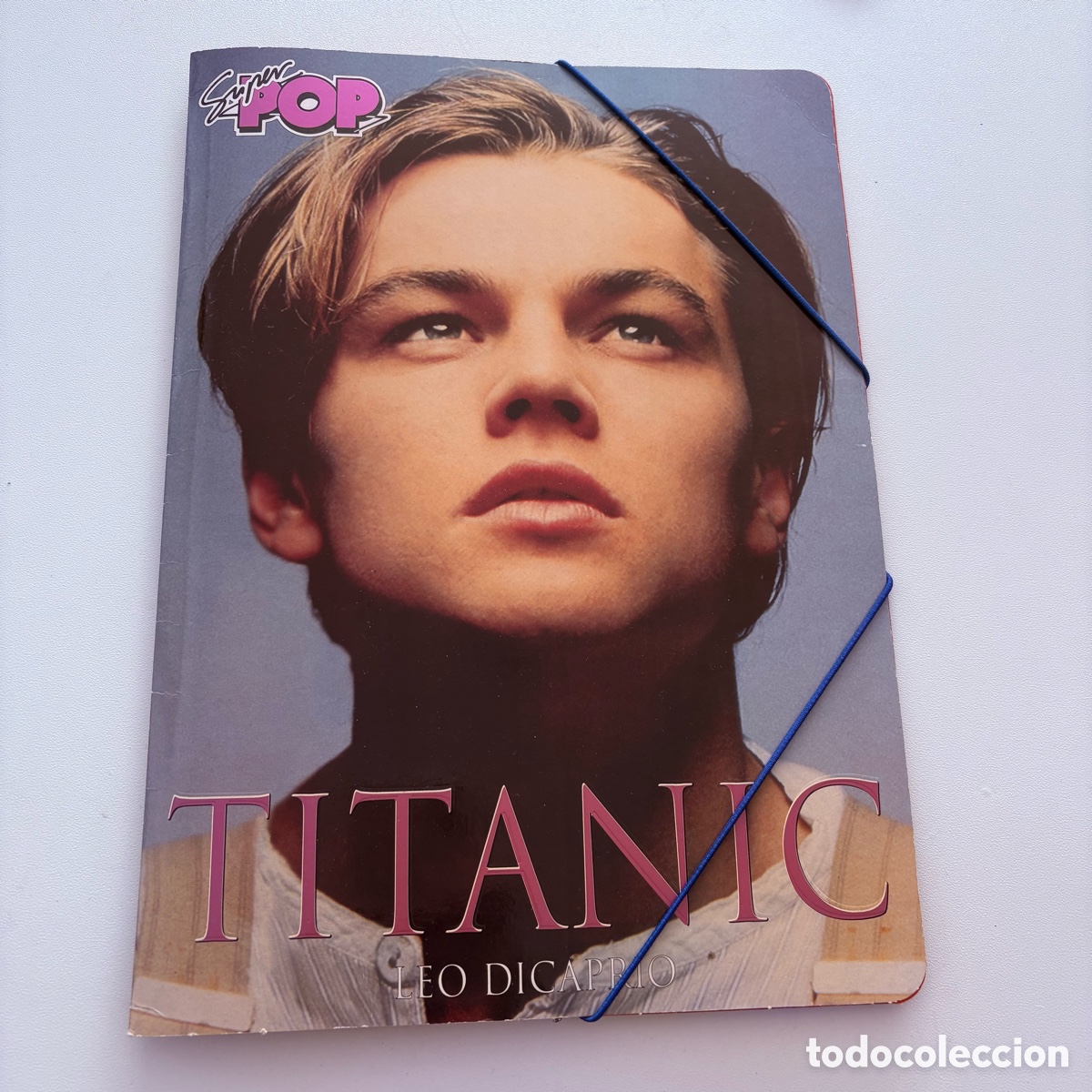 Revistas de m&uacute;sica: carpeta regalo de la revista super pop n&ordm; 523 de leonardo di caprio kate winslet titanic