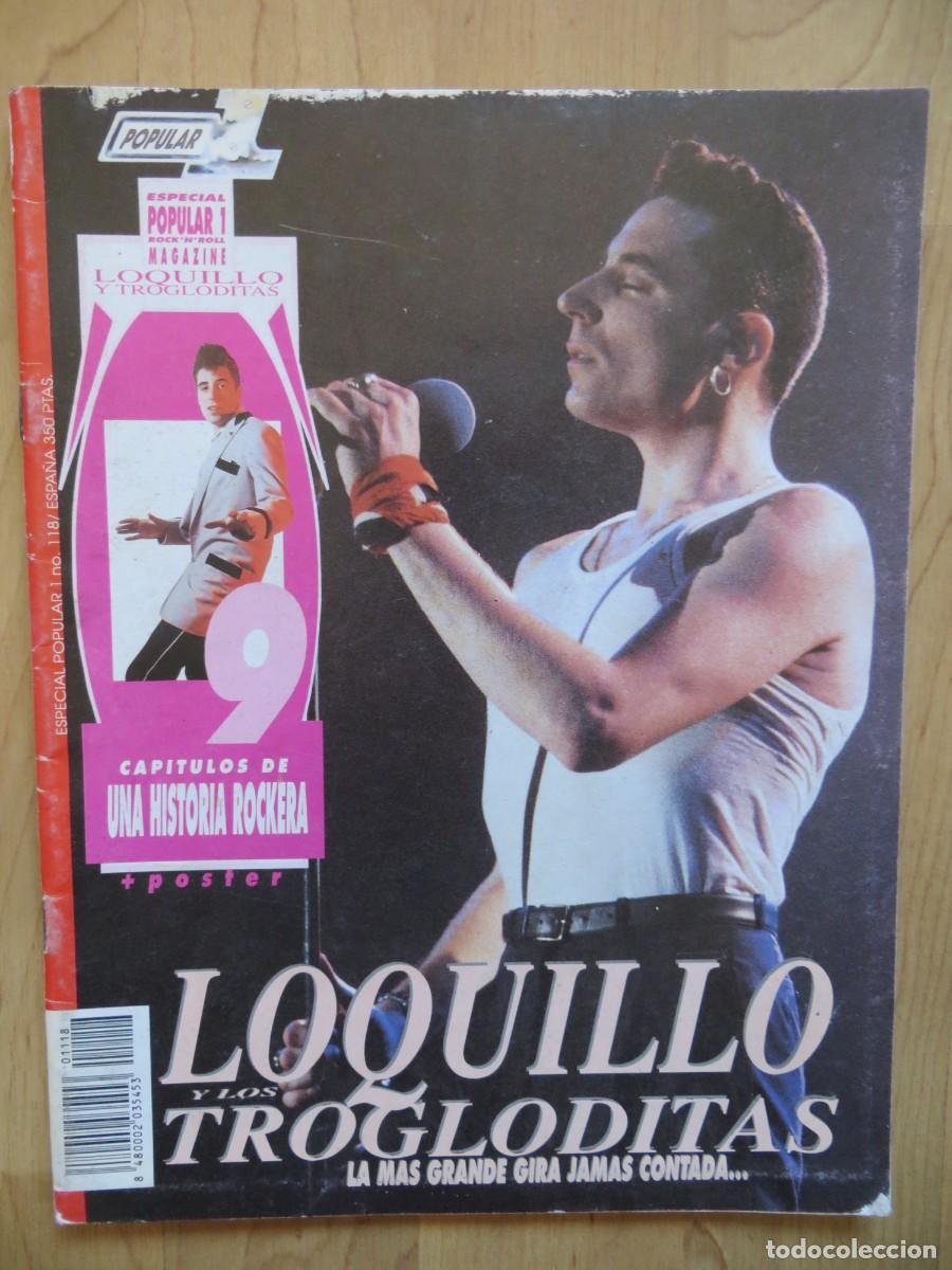 Revistas de m&uacute;sica: POPULAR 1 ESPECIAL: LOQUILLO !! -INCLUYE POSTER GIGANTE
