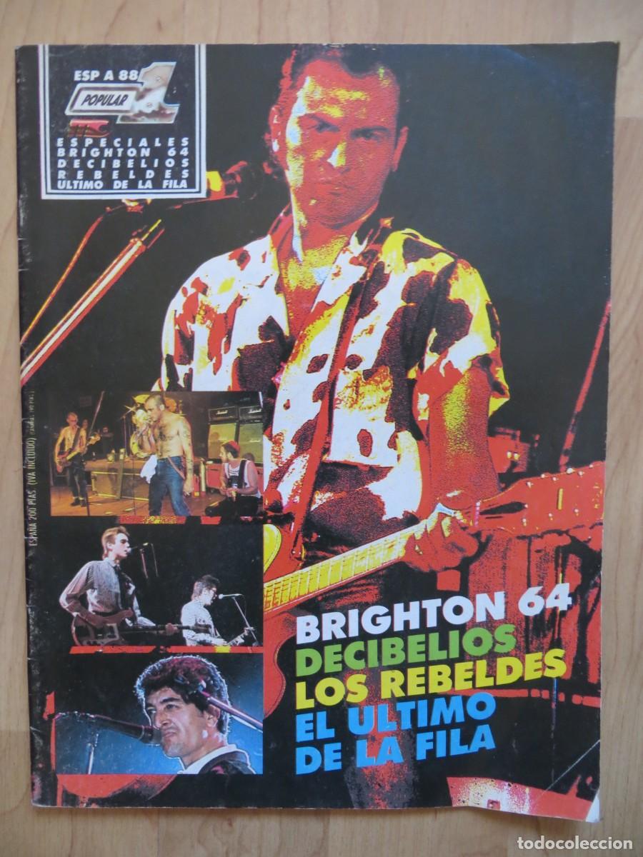 Riviste di musica: POPULAR 1 ESPECIAL: ULTIMO DE LA FILA-DECIBELIOS-BRIGHTON 64-LOS REBELDES