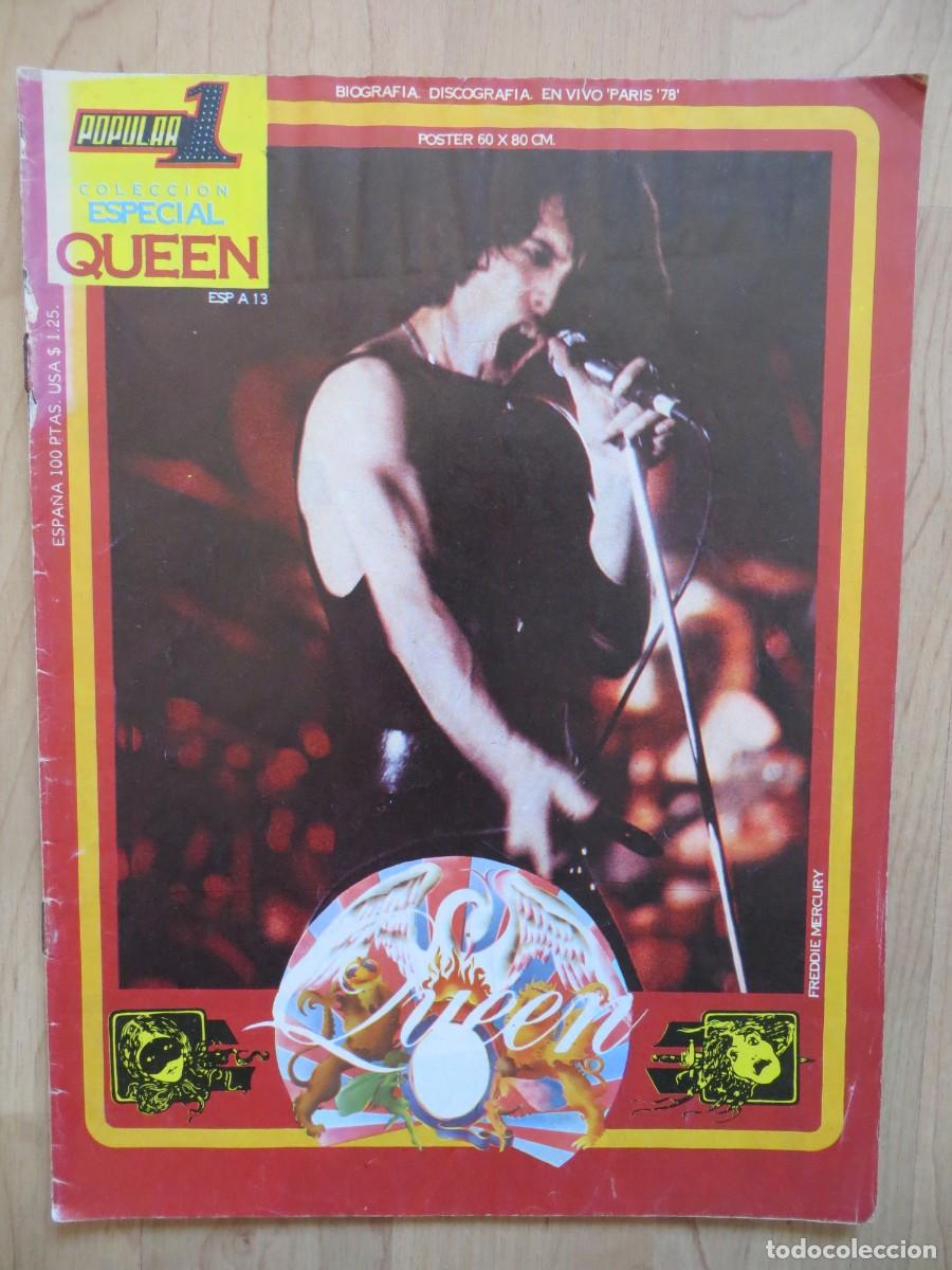 Riviste di musica: POPULAR 1 ESPECIAL : NUM. 13 - QUEEN