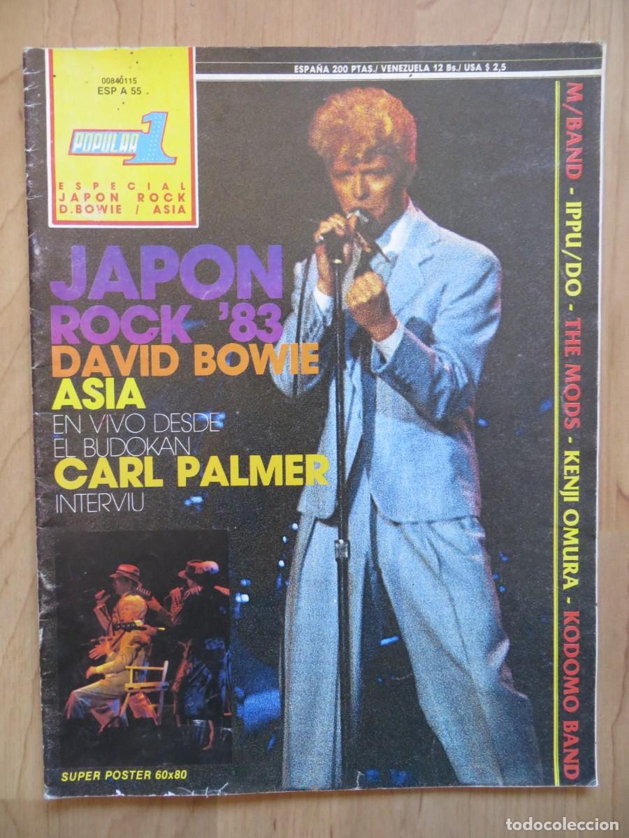Music magazines: POPULAR 1 ESPECIAL : N.55-JAPON ROCK: DAVID BOWIE-ASIA-M/BAND-KENJI OMURA