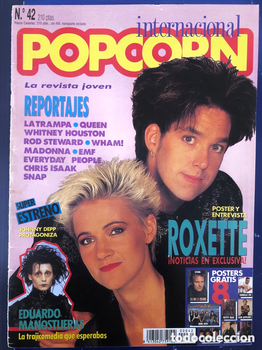 Revistas de m&uacute;sica: Hoja revista Roxette #2