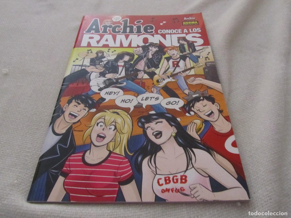 Revistas de m&uacute;sica: THE RAMONES, COMIC NORMA EDITORIAL,ARCHIE CONOCE A LOS RAMONES