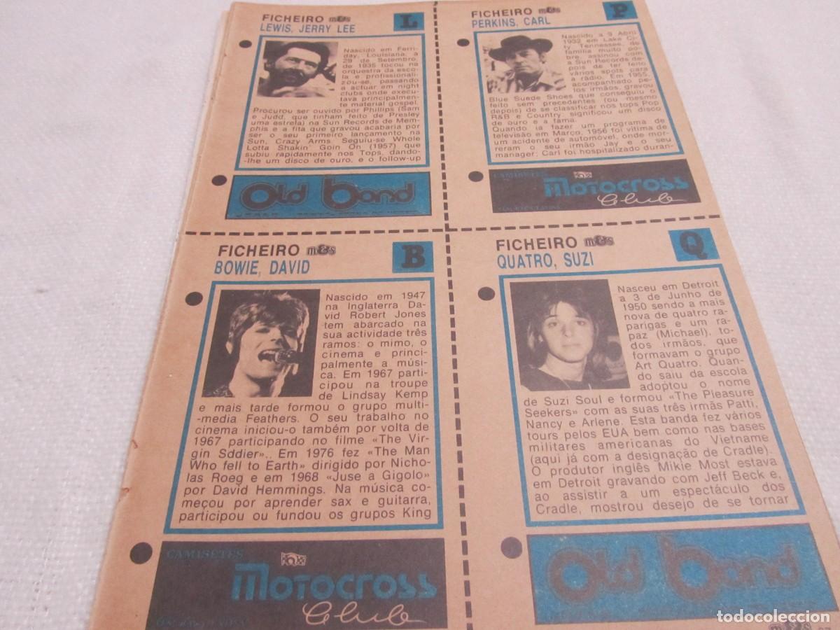 Revistas de m&uacute;sica: JERRY LEE LEWIS,CARL PERKINS,DAVID BOWIE,SUZI QUATRO