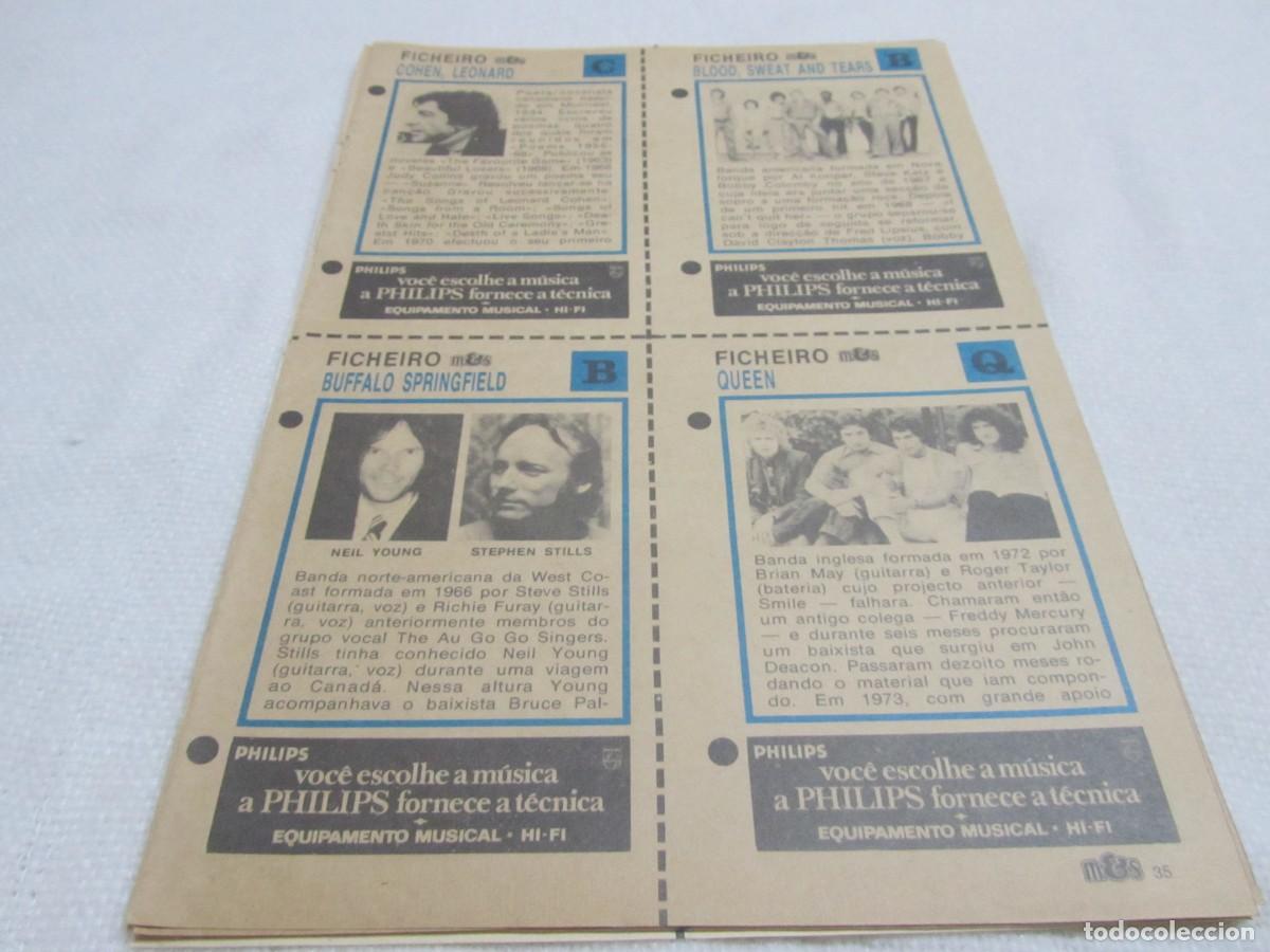 Revistas de m&uacute;sica: LEONARD COHEN,BLOOD,SWEAT AND TEARS,BUFFALO SPRINGFIELD,QUEEN