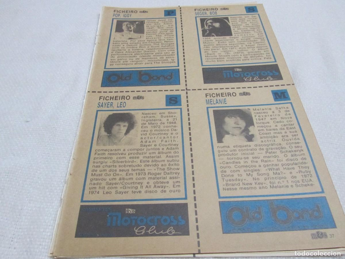 Revistas de m&uacute;sica: IGGY POP,BOB SEGER,LEO SAYER,MELANIE