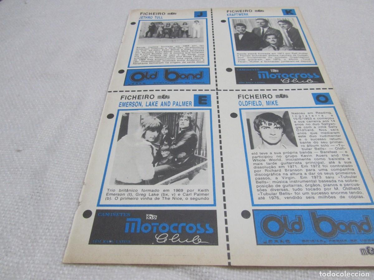 Revistas de m&uacute;sica: JETHRO TULL,KRAFTWERK,EMERSON,LAKE AND PALMER,MIKE OLDFIELD