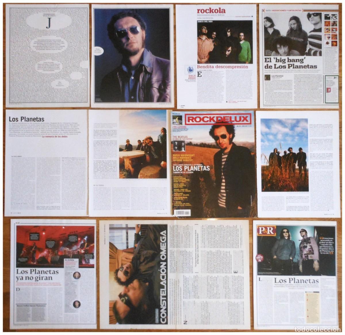Revistas de m&uacute;sica: LOS PLANETAS lote de prensa 2000s spain clippings fotos indie rock espa&ntilde;ol banda
