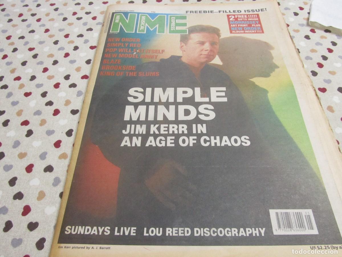 Revistas de m&uacute;sica: SIMPLE MINDS,NEW ORDER,NEW MODEL ARMY,LOU REED,MORRISSEY,PRINCE,SIMPLY RED,TEN CITY,REM,ROACHFORD