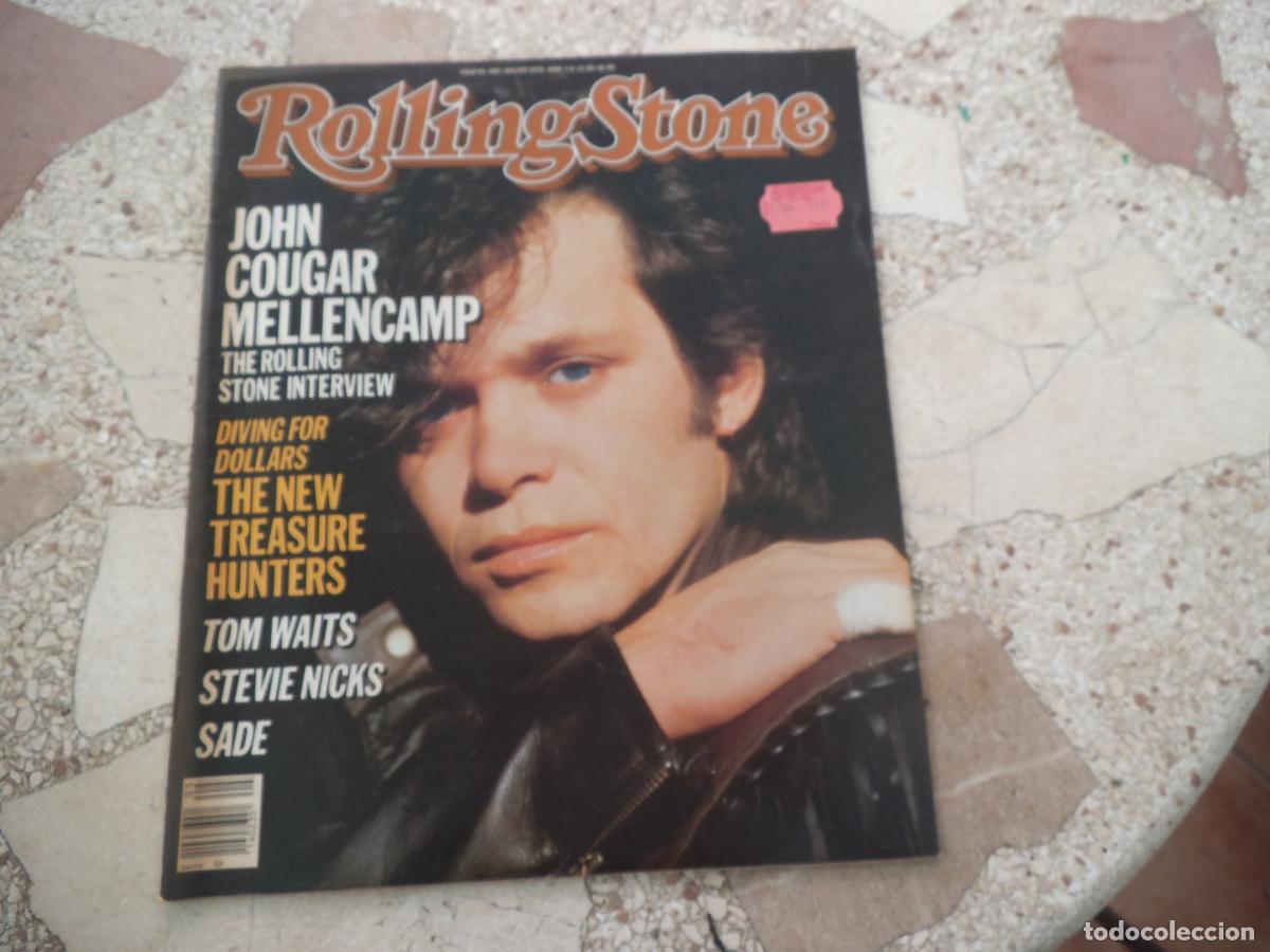 Revistas de m&uacute;sica: rolling stone n&ordm; 466, 1986, tom waits stevie niks, john cougar mellencamp, sade