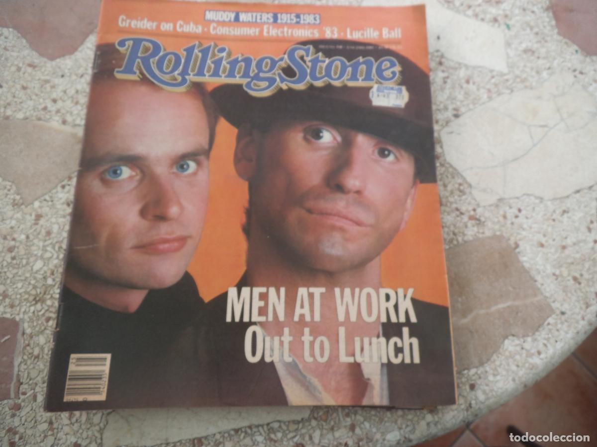 Revistas de m&uacute;sica: rolling stone n&ordm; 498, 1983, muddy waters 1915-1983, lucille ball, greider on cuba,