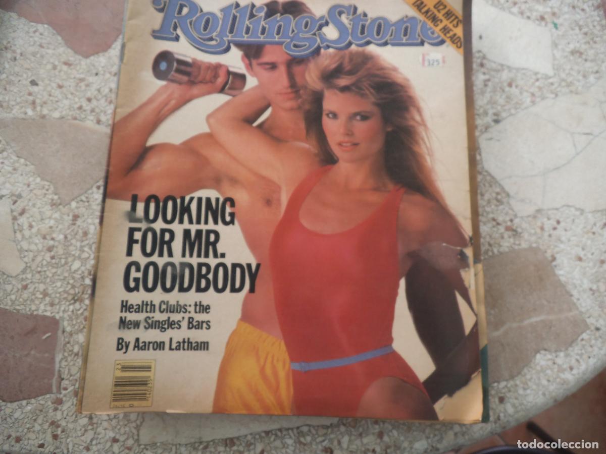 Revistas de m&uacute;sica: rolling stone n&ordm; 397, 1983, u2, talking heads, aaron latham, looking for mr. goodbody