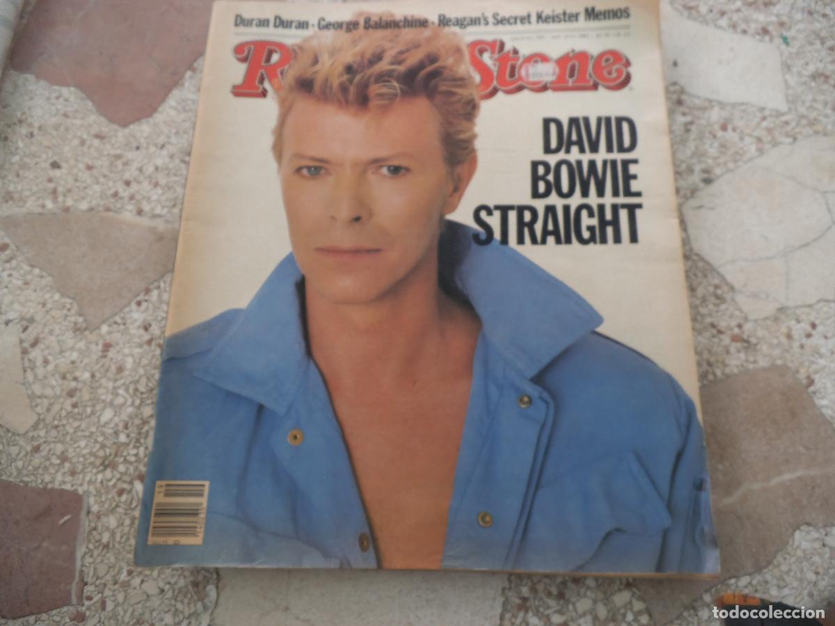 Revistas de m&uacute;sica: rolling stone n&ordm; 395 ,1983, david bowie, duran duran, george balanchine. reagan's secret keister mem