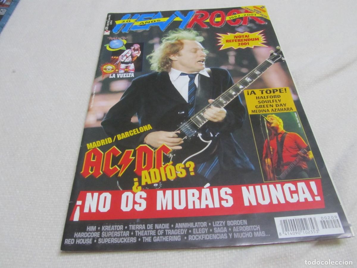 Revistas de m&uacute;sica: AC/DC,KORN,CRADLE OF FILTH,HALFORD,SOULFLY,GREEN DAY,MEDINA AZAHARA,KREATOR,ELEGY,NOCTURNAL RITES