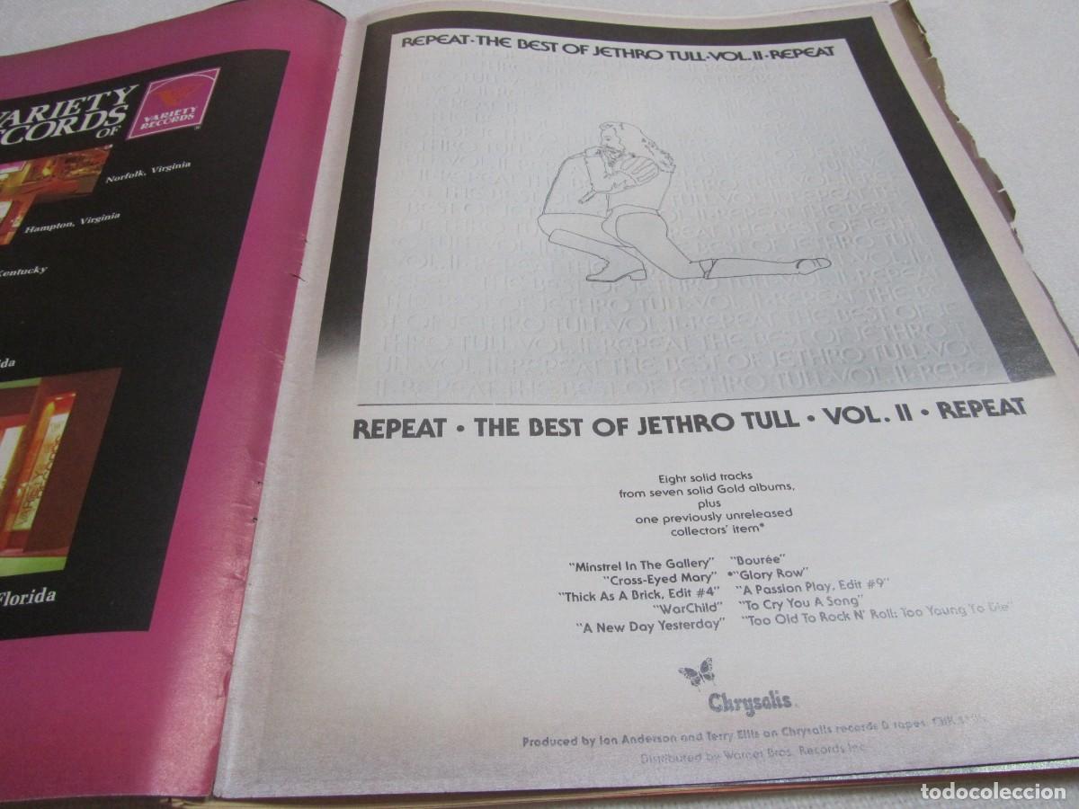 Revistas de m&uacute;sica: JETHRO TULL, RECORTE DE PRENSA,REPEAT,THE BEST OF JETHRO TULL,VOL II.