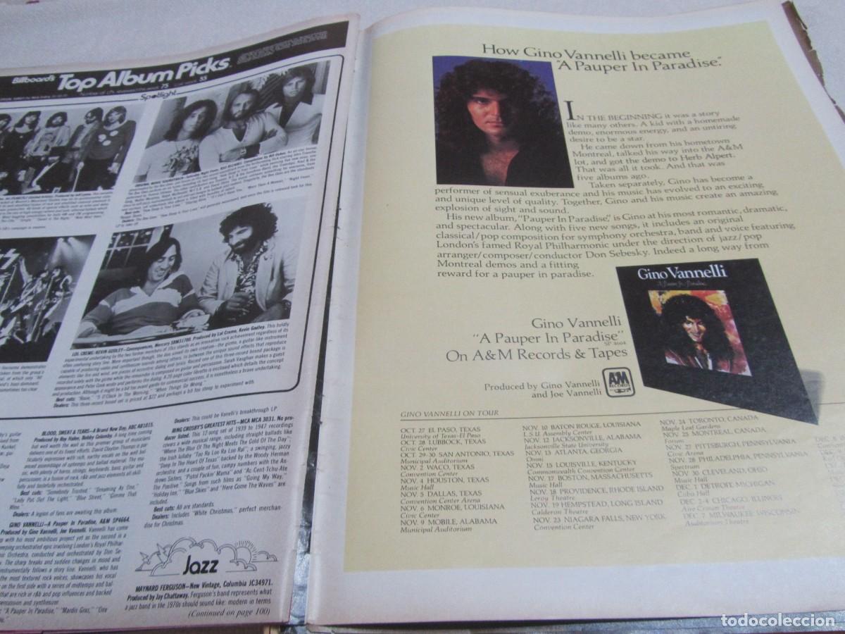 Revistas de m&uacute;sica: GINO VANNELLI, RECORTE DE PRENSA, A PAUPER IN PARADISE
