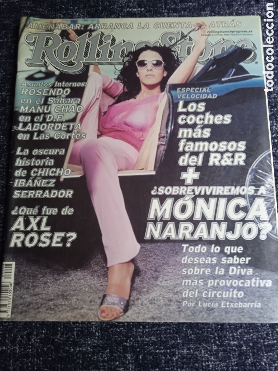 Revistas de m&uacute;sica: ROLLING STONE N&ordm; 8 JUNIO 2000 - M&Oacute;NICA NARANJO ROSENDO AXL ROSE