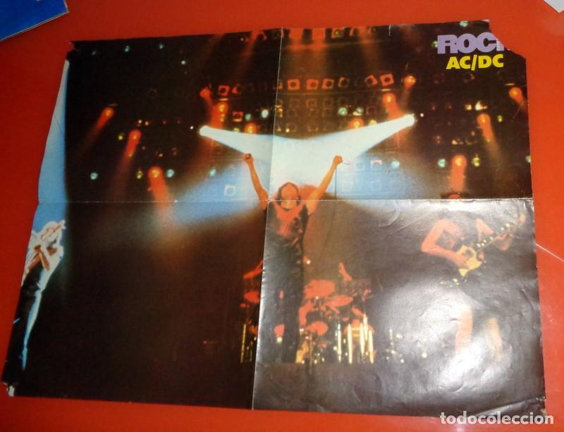 Revistas de m&uacute;sica: DOBLE P&Oacute;STER ANTIGUO REVISTA ROCK ESPEZIAL - MICHAEL SCHENKER SCORPIONS. AC/DC - HEAVY ROCK