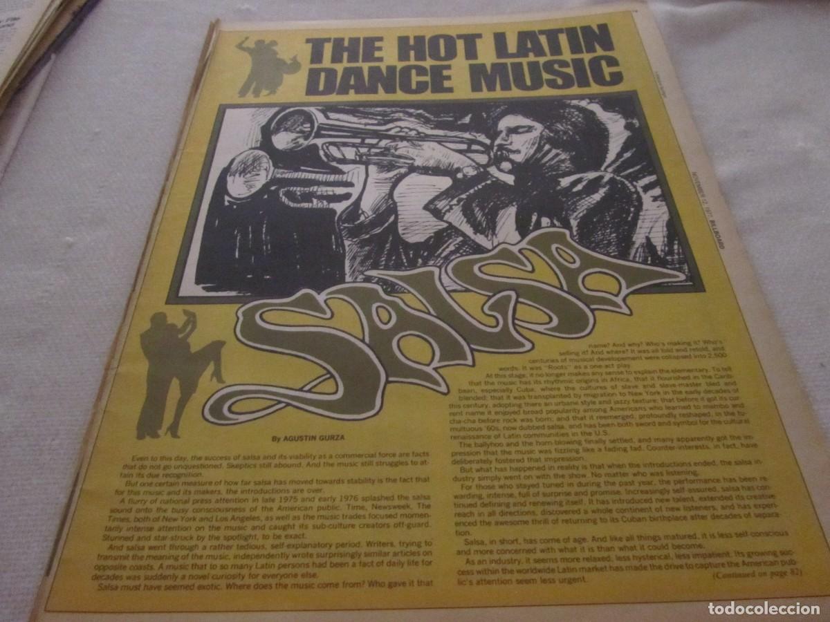 Revistas de m&uacute;sica: ESPECIAL SALSA,MUSICA LATINA DE BAILE,TITO PUENTE,RAY BARRETTO,CONJUNTO CANDELA,JUSTO BETANCOURT