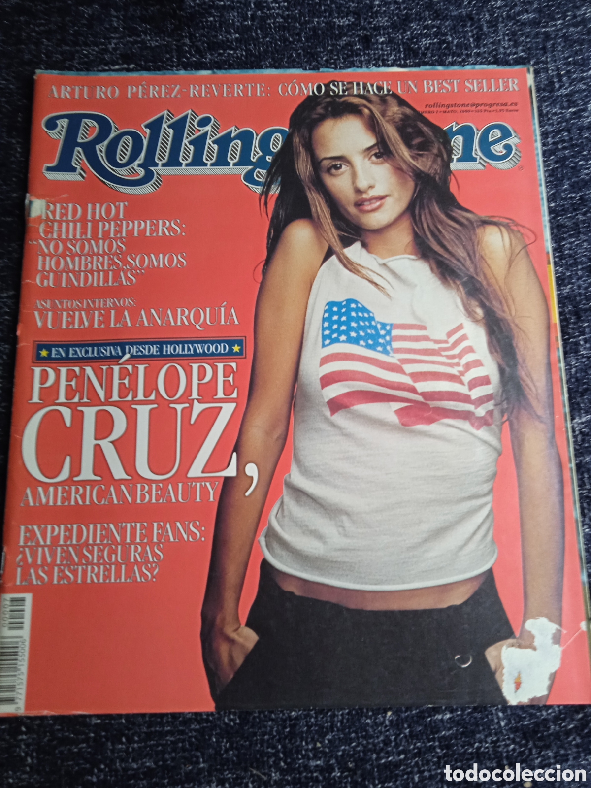 Revistas de m&uacute;sica: ROLLING STONE N&deg; 7 MAYO 2000 PENELOPE CRUZ RED HOT CHILI PEPPERS