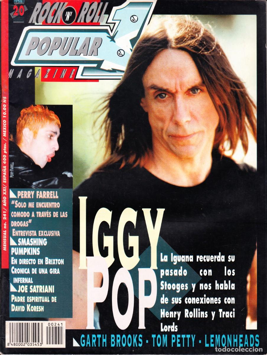 Revistas de m&uacute;sica: POPULAR 1. N&ordm; 241. IGGY POP, TOM PETTY, GARTH BROOKS, LEMONHEADS, JOE SATRIANI, SMASHING PUMPKINS