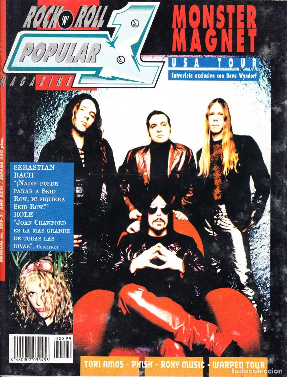 Musikzeitschriften: POPULAR 1. N&ordm; 299. MONSTER MAGNET, SEBASTIAN BACH, HOLE, TORI AMOS, ROXY MUSIC