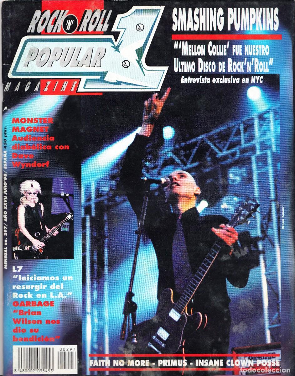Musikzeitschriften: POPULAR 1. N&ordm; 297. SMASHING PUMPKINS, MONSTER MAGNET, L7, GARBAGE, FAITH NO MORE
