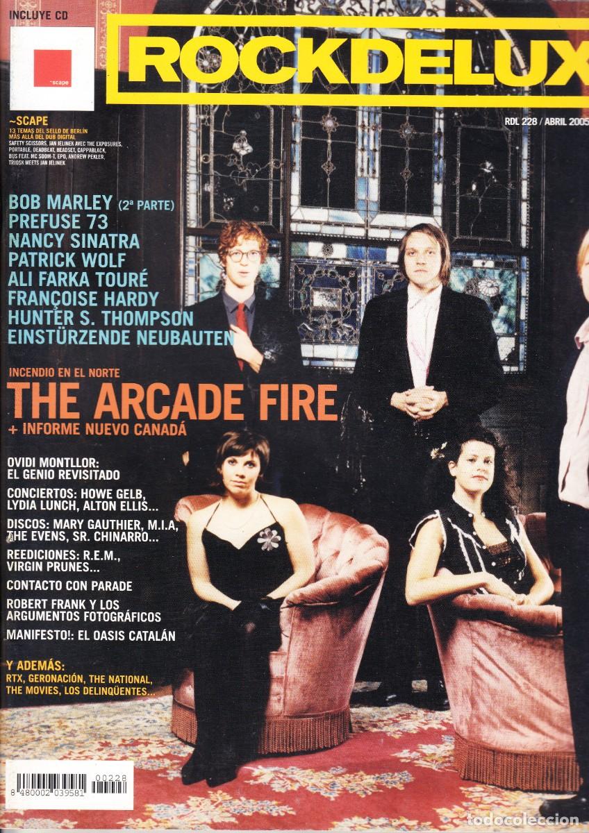 Revistas de m&uacute;sica: ROCK DE LUX. N&ordm; 228. ARCADE FIRE, BOB MARLEY, NANCY SINATRA, FRANCOISE HARDY