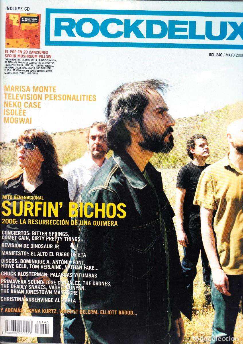 Revistas de m&uacute;sica: ROCK DE LUX. N&ordm; 240. MARISA MONTE, SURFIN&acute;BICHOS, NEKO CASE, ISOLEE, MOGWAI