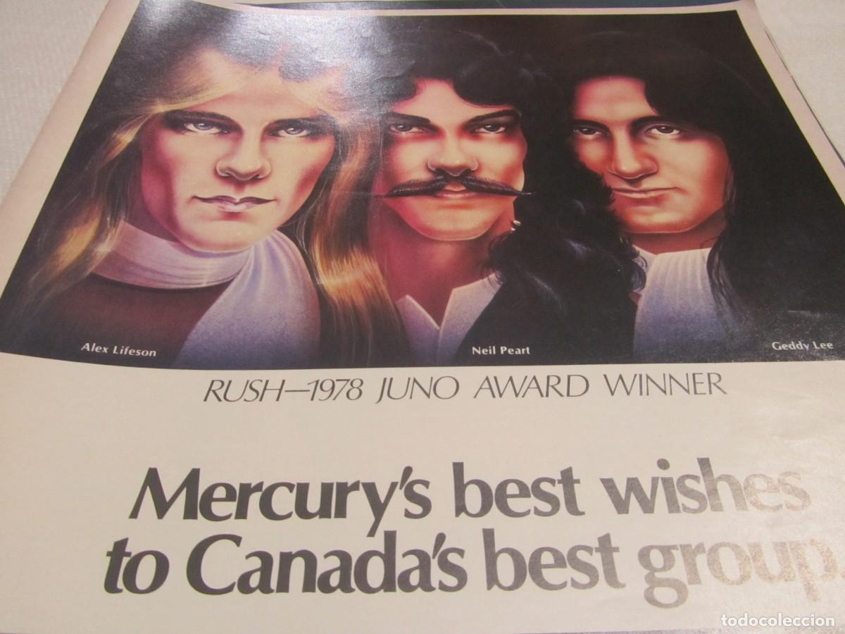 Revistas de m&uacute;sica: RUSH, ANUNCIO DE PRENSA - Foto 2