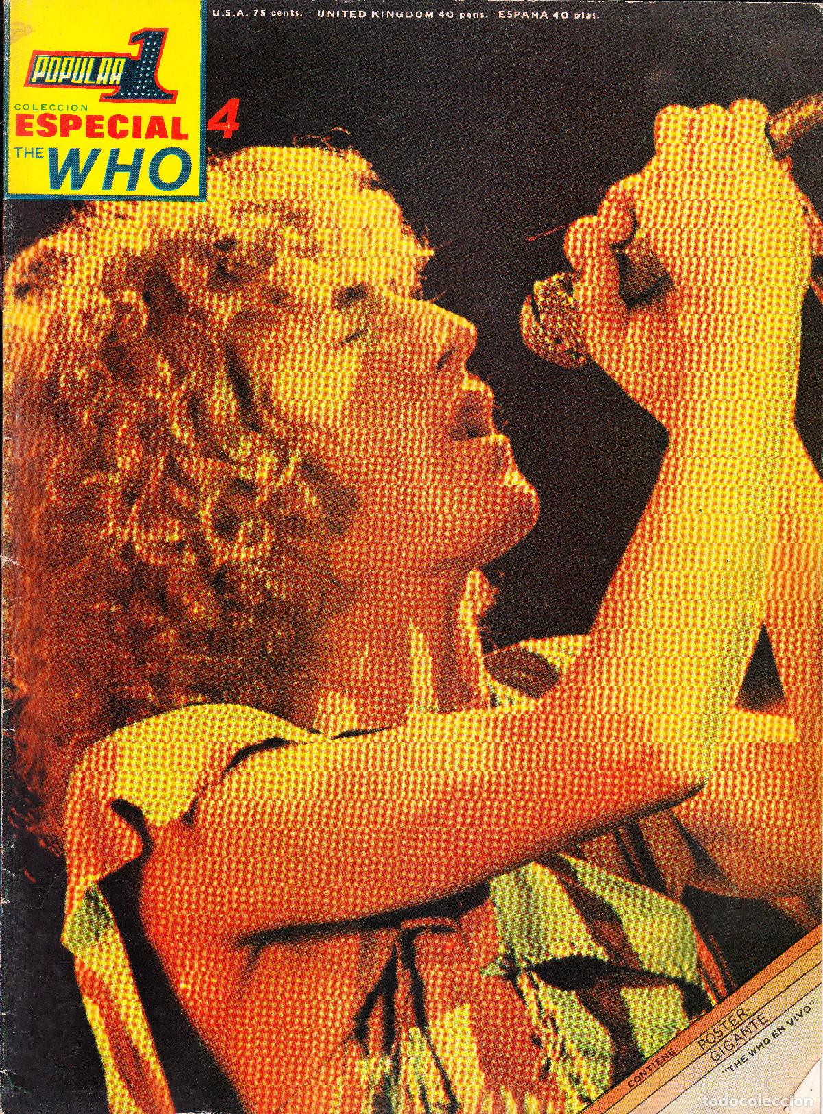 Revistas de m&uacute;sica: POPULAR 1. ESPECIAL THE WHO.