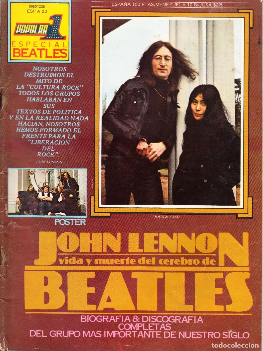 Revistas de m&uacute;sica: POPULAR 1. ESPECIAL BEATLES.