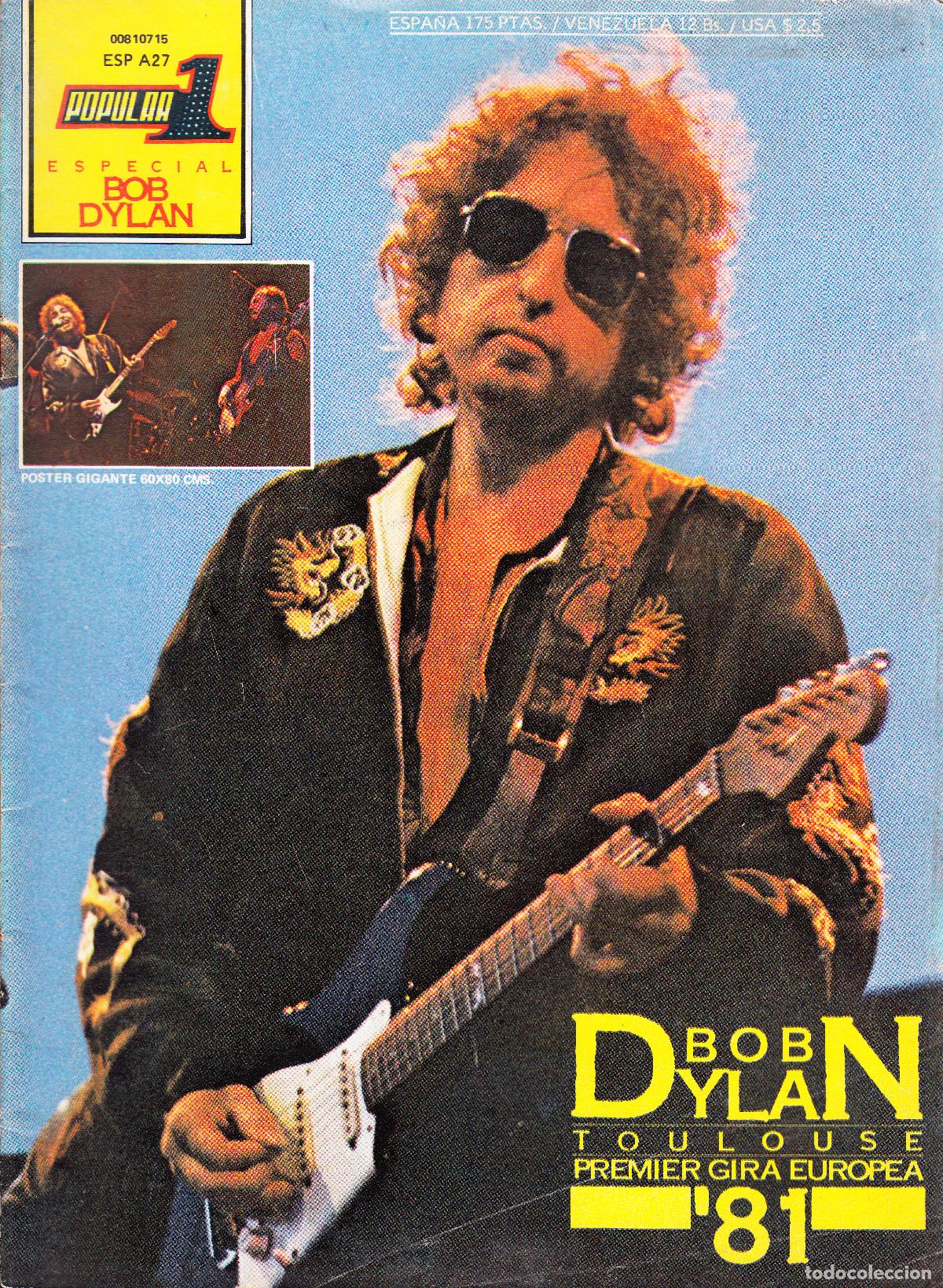 Revistas de m&uacute;sica: POPULAR 1. ESPECIAL BOB DYLAN.