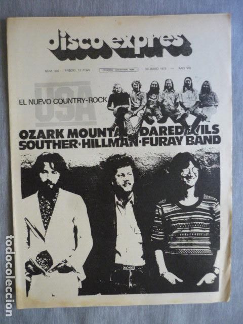 Music magazines: DISCO EXPRES N&ordm; 330 BLUE OYSTER CULT PASSPORT PAU RIBA NUCLEUS IAN CARR