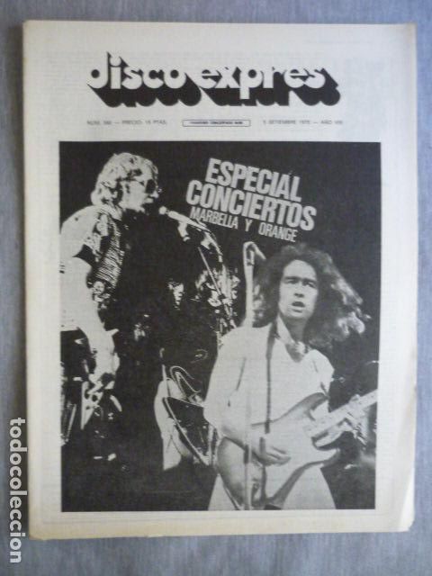 Music magazines: DISCO EXPRES N&ordm; 340 PROCOL HARUM CHRIS SPEDDING ROY BUCHANAN NASHVILLE ROCK