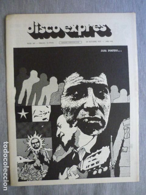 Riviste di musica: DISCO EXPRES N&ordm; 347 VICTOR JARA