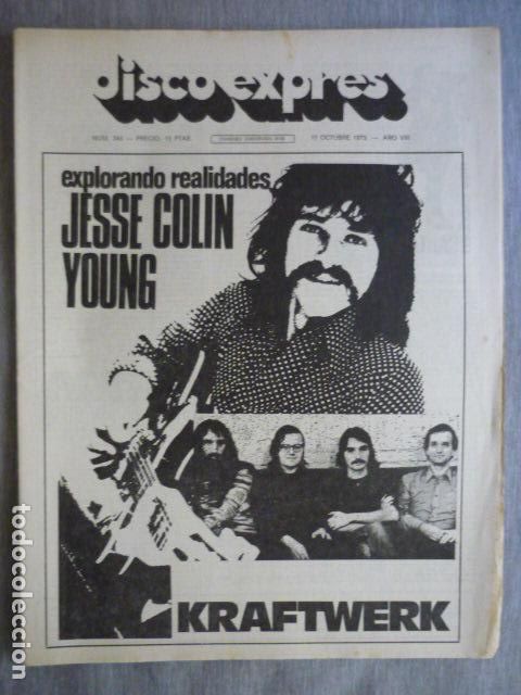 Music magazines: DISCO EXPRES N&ordm; 346 KRAFTWERK BEE GEES Springsteen Jesse Colin Young