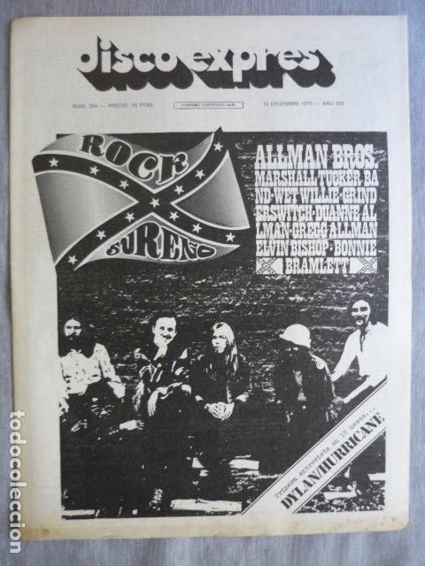 Musikzeitschriften: DISCO EXPRES N&ordm; 354 Rock Sure&ntilde;o - Allman Bros