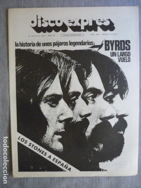 Music magazines: DISCO EXPRES N&ordm; 368 BYRDS ROLLING STONES SYD BARRETT SILVIO RODRIGUEZ JOHN MAYALL