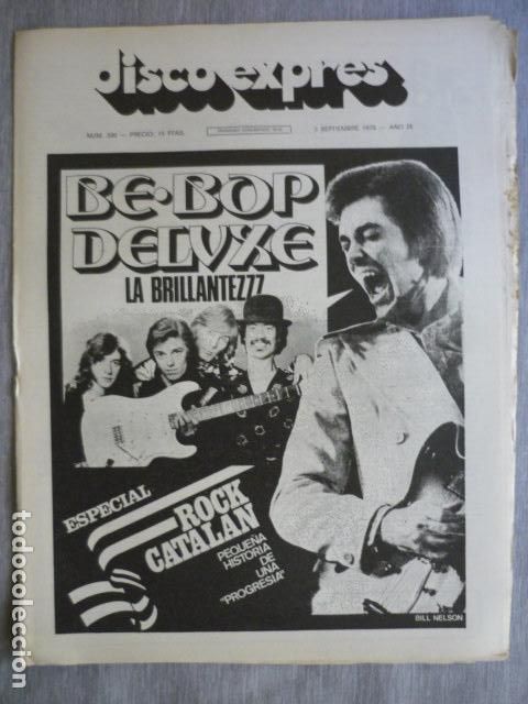 Music magazines: DISCO EXPRES N&ordm; 390 DOSSIER ROCK CATALAN BE BOP DELUXE CHESTER BURNETT